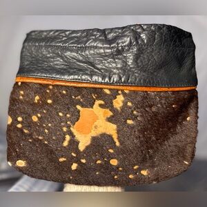 Handmade Calf Hair & Leather Crossbody Bag from Telluride